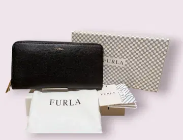 [미사용 새상품] FURLA 훌라 장지갑 바빌론 블랙
