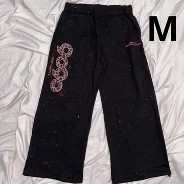 9090 girl OG Logo Glitter Sweatpants M
