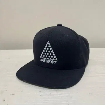 LOVE EAR ART/로고 CAP 블랙/스카이블루 캡