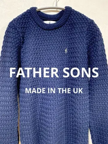 FATHER SONS 파더선즈 네이비 뜨개질 스웨터 니트 S