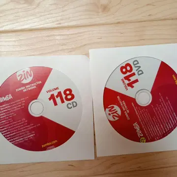 Zumba ZIN118 CD DVD 세트