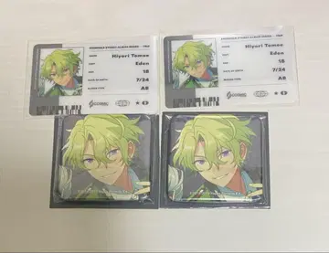 앙스타 Eden TRIP CD 특전 캔뱃지 ID풍 카드 토모에 히요리