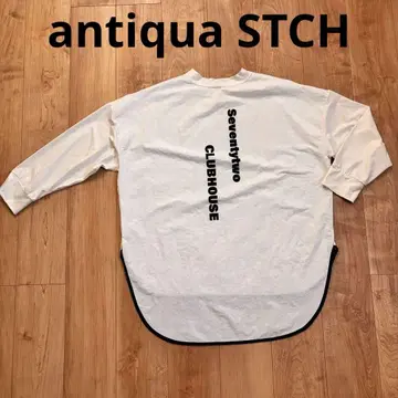antiqua STCH 파이핑 모크넥 상의