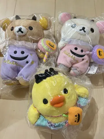 리락쿠마 할로윈 봉제 인형 세트