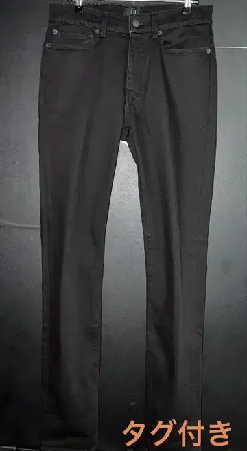 새상품 던힐 dunhill 블랙 데님 스트레이트 팬츠 스키니