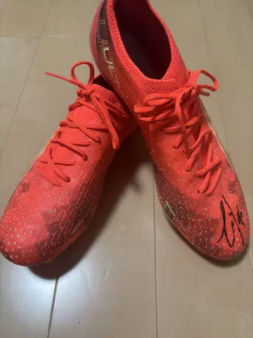시미즈 에스펄스 키타가와 코야 사인 포함 전 착용 스파이크