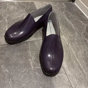 레인 슈즈 퍼플 미사용 새상품
