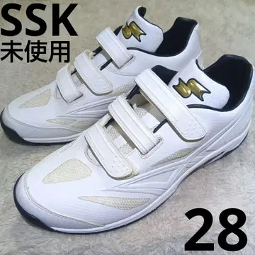 미사용 SSK 야구 트레이닝 슈즈 28cm 화이트