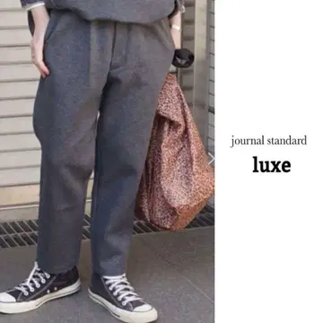 JOURNAL STANDARD LUXE 종이상자 사루엘 팬츠 그레이
