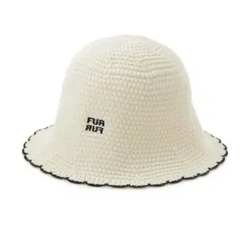 퍼퍼 FURFUR 버킷햇 화이트 버킷햇 짜임