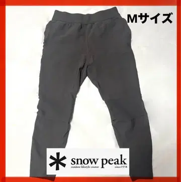 [ 새상품급 ] snow peak 그레이 M 사이즈 테이퍼드 팬츠