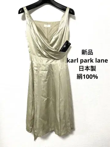 새상품 karl park lane 드레스 일본제 실크 100% 고급