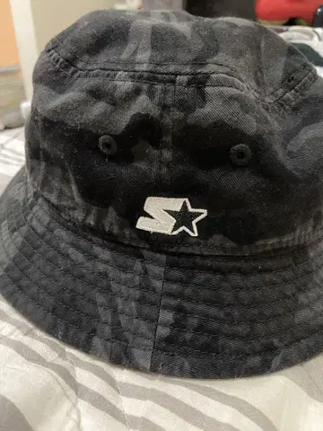 Starter 버킷햇 블랙 카모플라쥬