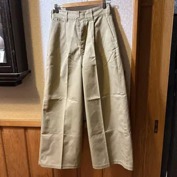 Dickies 와이드 팬츠 베이지
