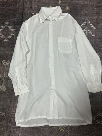 INDIVIDUALIZED SHIRTS 화이트 린넨 셔츠