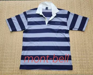 mont-bell 몽벨 보더 라거 셔츠 피케 셔츠 남성용 M