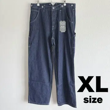 워배시 데님 XL 와이드 팬츠 청바지 스트라이프