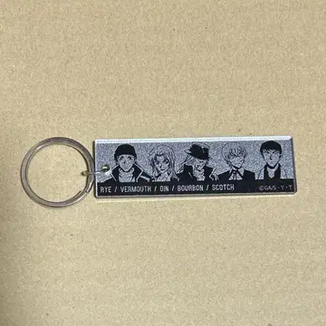 명탐정 코난 라이 베르무트 진 스카치 버번 메탈릭 키링