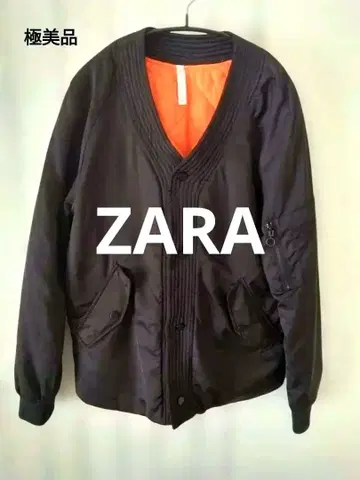 자라 MA-1 자켓 블랙 ZARA