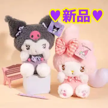 새상품 쿠로미 마스코트 홀더 복슬복슬