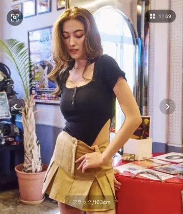 BLONDY 바디수트 블랙