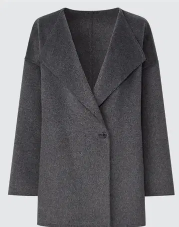 UNIQLO 더블 페이스 숏코트