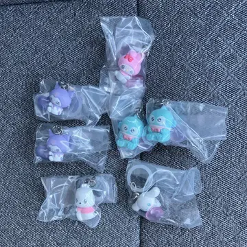 메지루시 액세서리 산리오 에모큥 파스텔 컬러 7점 묶음 판매