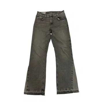 타임세일 ZARA 재구축 다크 그레이 부츠컷 데님 플레어