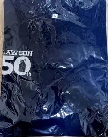 LAWSON 50주년 셔츠 L 네이비 미개봉