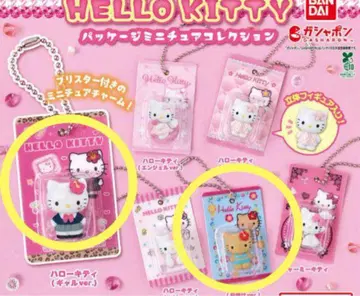 HELLO KITTY 패키지 미니어처 컬렉션 2개 세트