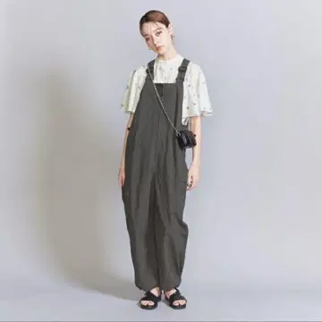 beauty&youth 나일론 카고 오버롤
