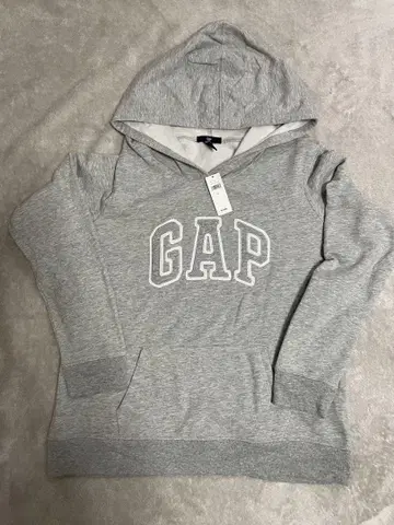 Gap 그레이 속기모 후드티 L 사이즈