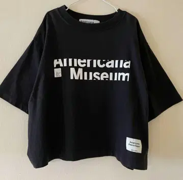 Americana Museum 프린트 T셔츠 프리 사이즈 아메리카나