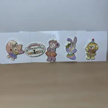 디즈니씨 더피 프렌즈 핑 배지 미사용 5개 세트