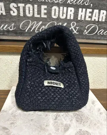 니트 NKNIT 프린지 백