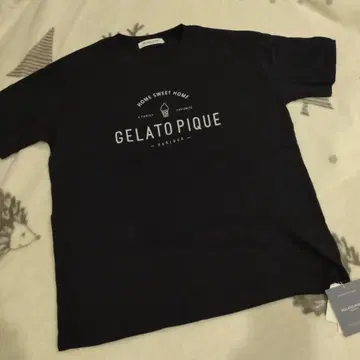 젤라또피케 gelatopique 로고 티셔츠 아이스크림 프린트 코튼