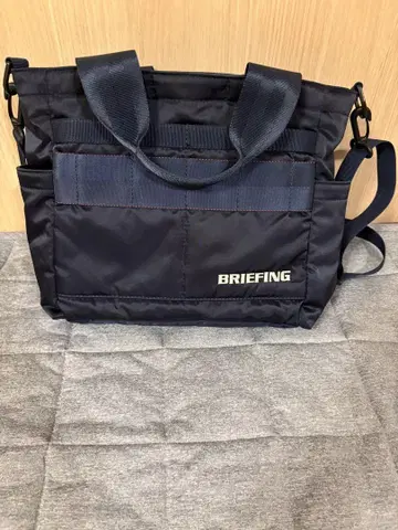 BRIEFING 네이비 토트백