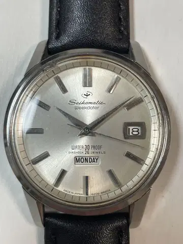 Seiko Weekdater 위크데이터 자동 손목시계