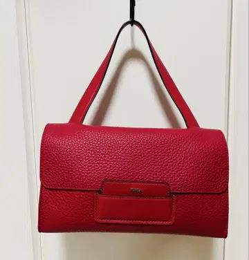 FURLA 가죽 핸드백 레드
