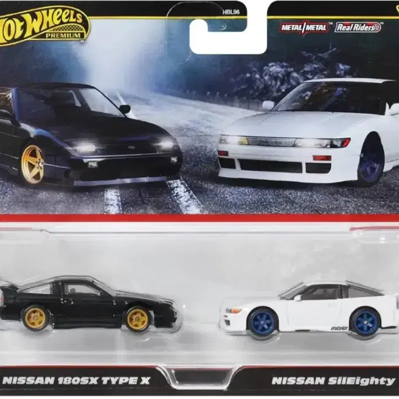 1:64 핫휠 프리미엄 닛산 180SX 실에이티 2pack 2팩