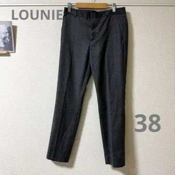 택 포함 미사용 새상품 LOUNIE 슬랙스 38 그레이