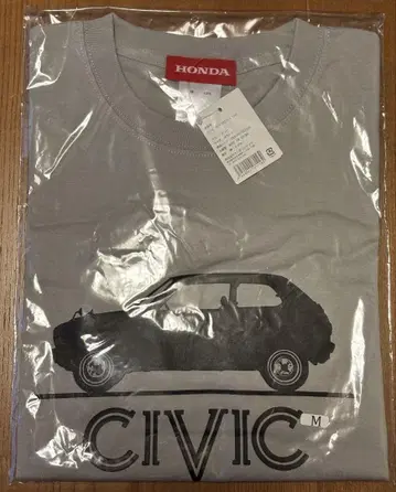 HONDA CIVIC 50주년 초대 CIVIC 티셔츠 M 사이즈 그레이