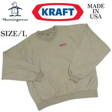 Munsingwear x KRAFT USA제 풀오버 기업 상품 L 사이즈