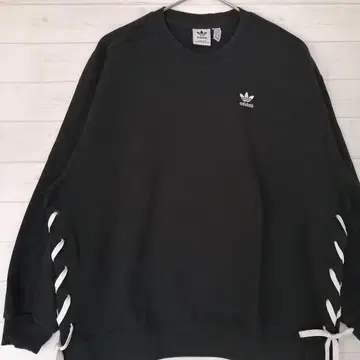 아디다스 블랙 트레이닝복 사이드 리본