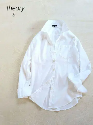 띠어리 코튼 셔츠 S 심플 익명 배송 당일 발송
