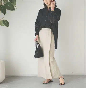 리브 드와 [ MONN.:.(몽) ] LINEN 롱 스커트