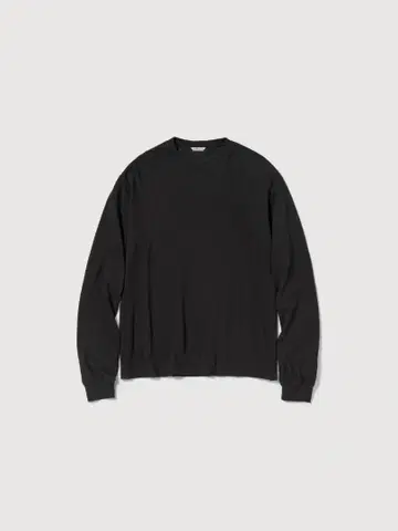 AURALEE Seamless L/S Tee size 4 Black