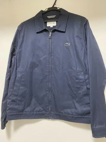 LACOSTE 네이비 집업 자켓 FR48 / US S
