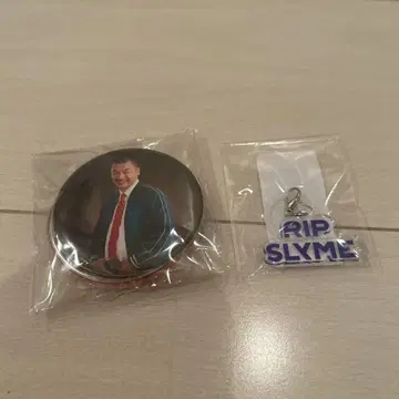 RIP SLYME 키링과 캔뱃지 세트
