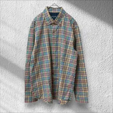 [ 두클라쎄 ] DoCLASSE 고품질 체크 셔츠 XL 멀티 컬러 면